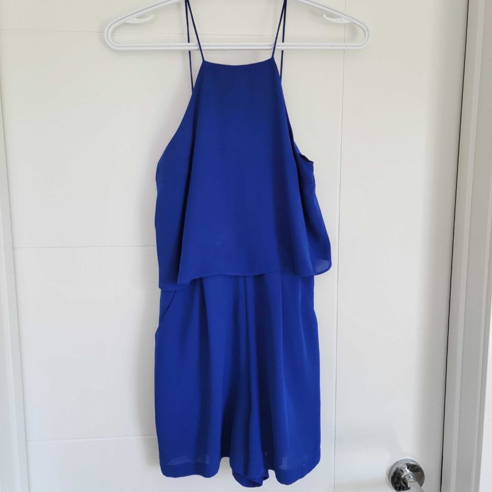 Bright blue romper